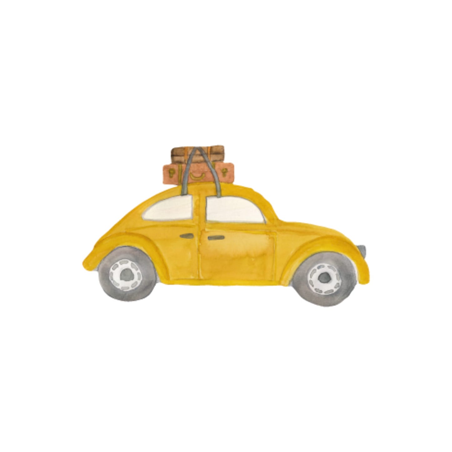 Retro car yellow(Pre-orders,2-4 weeks)